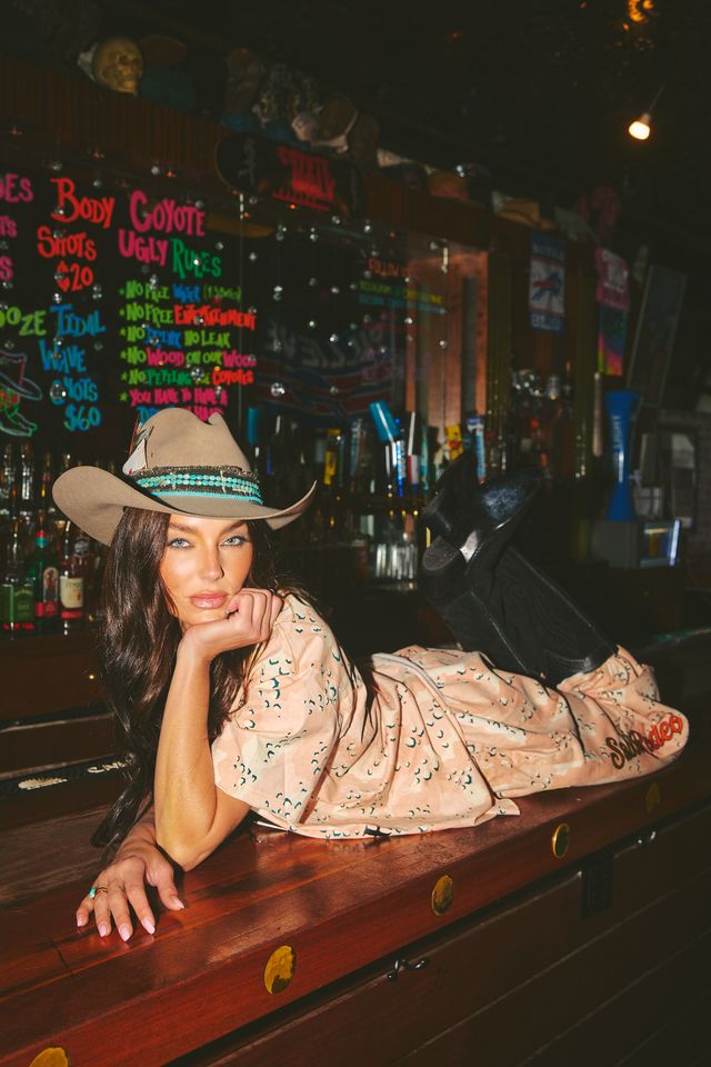Sabbi Be - Youtiful Ranch Tee - Pink Camo - Meadow Collectivet shirt