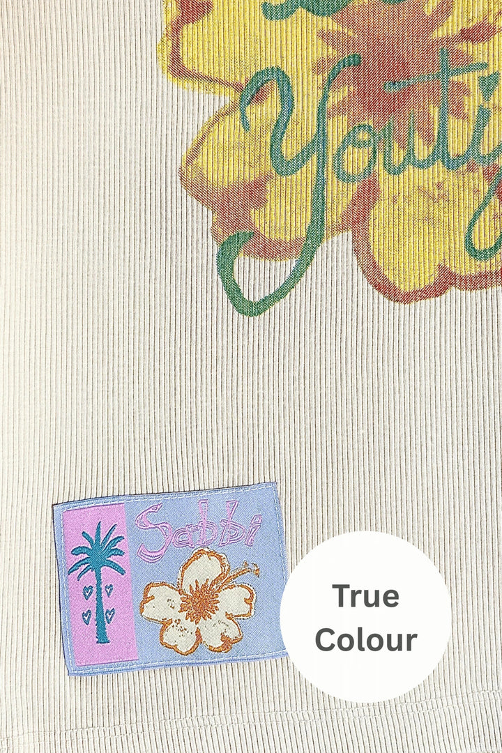 Sabbi Be - Youtiful Tank - Cream - Meadow Collectivetank top