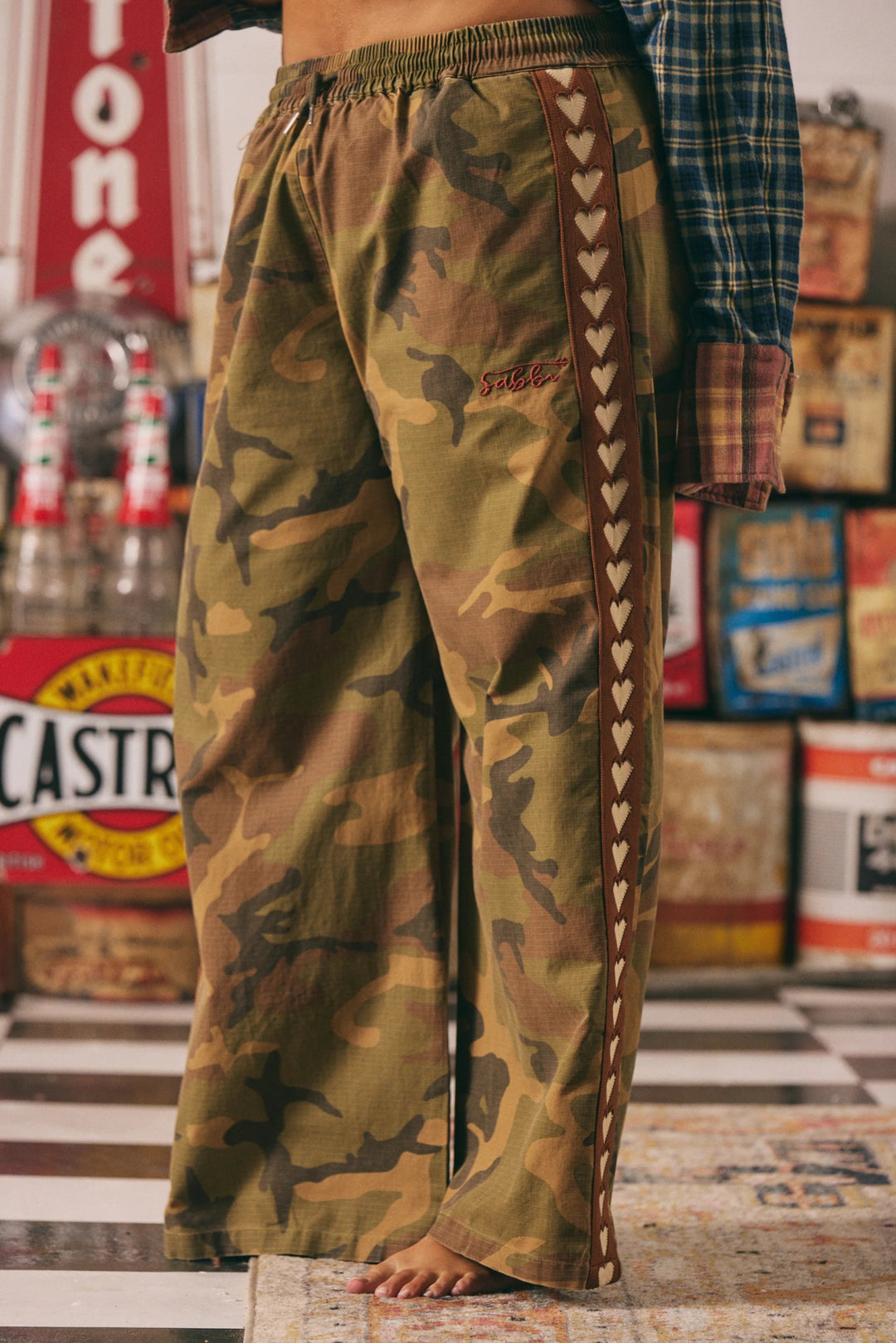 Sabbi Camo Heart Pants - Meadow Collectivetrack pants