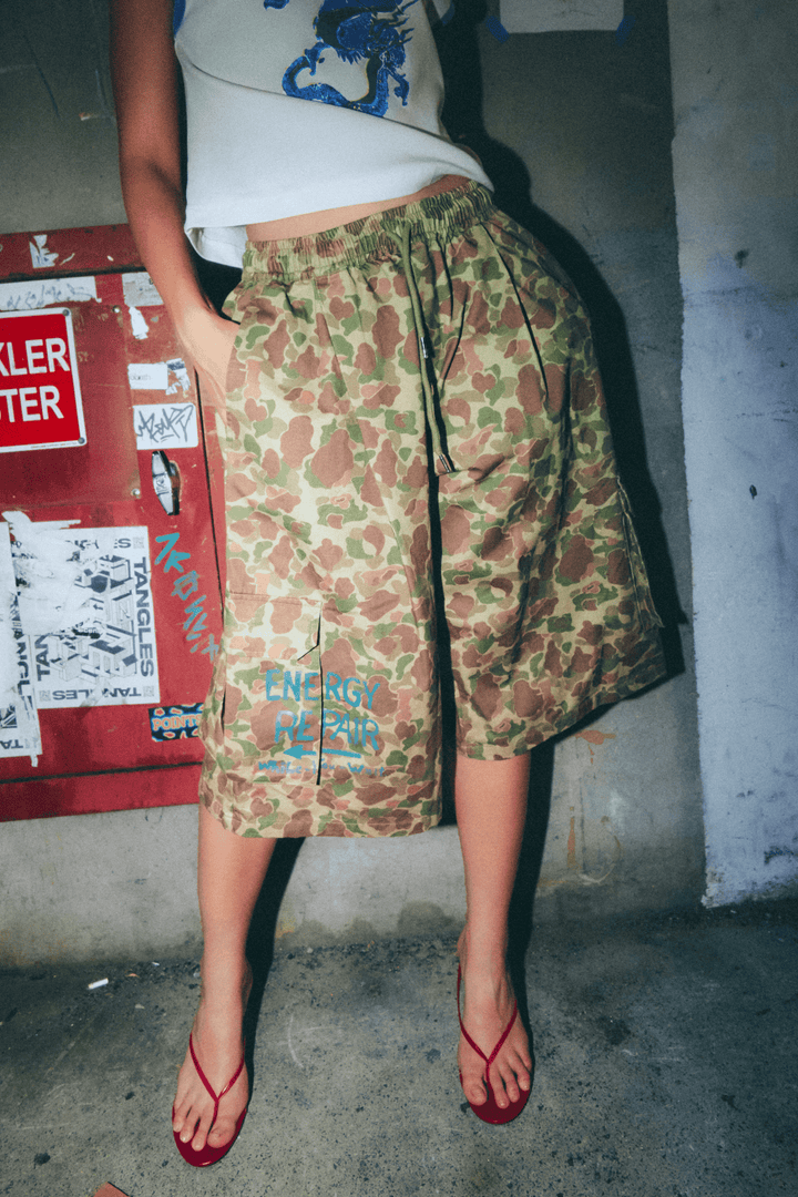 The Camo Repair Jort