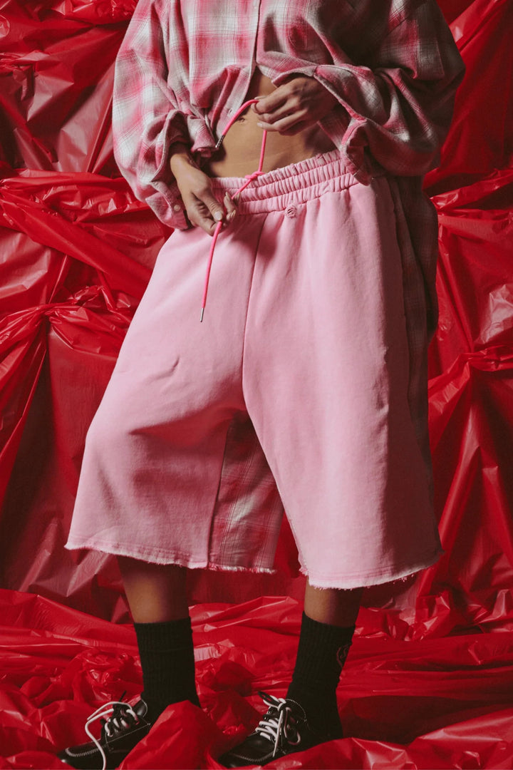 Sabbi Check Mate Shorts - Pink - Meadow CollectiveShorts