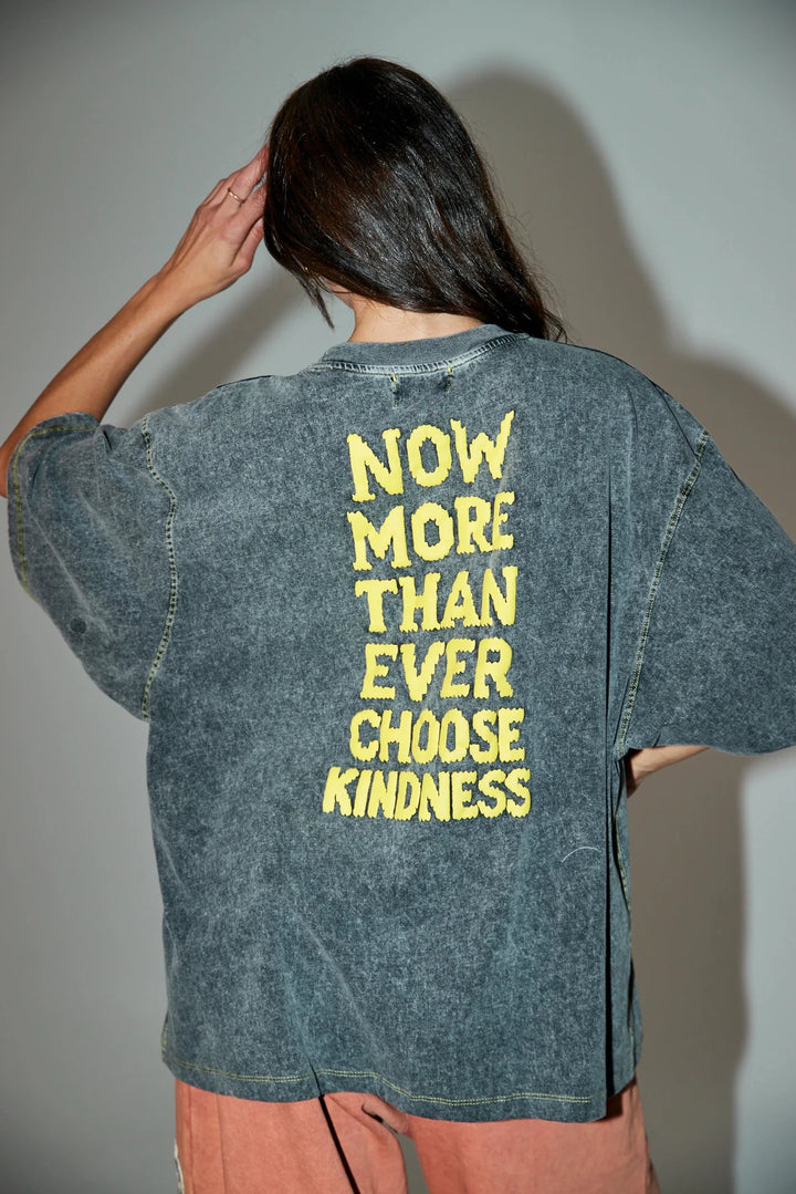 Sabbi Choose Kindness Oversized Tee - Meadow Collectiveoversized tee