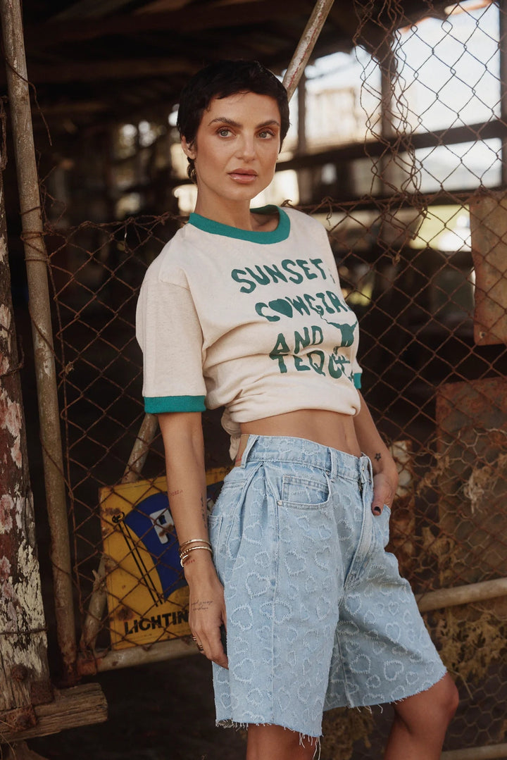 Sabbi Denim Jorts - Hearts - Meadow Collectivejorts