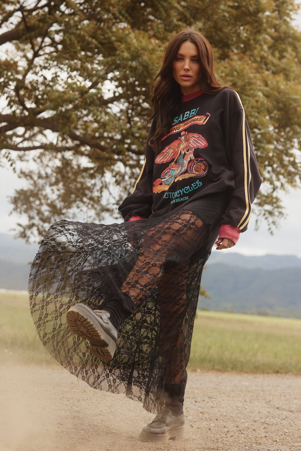 The Diego Jumper - Flying Mermaid Black
