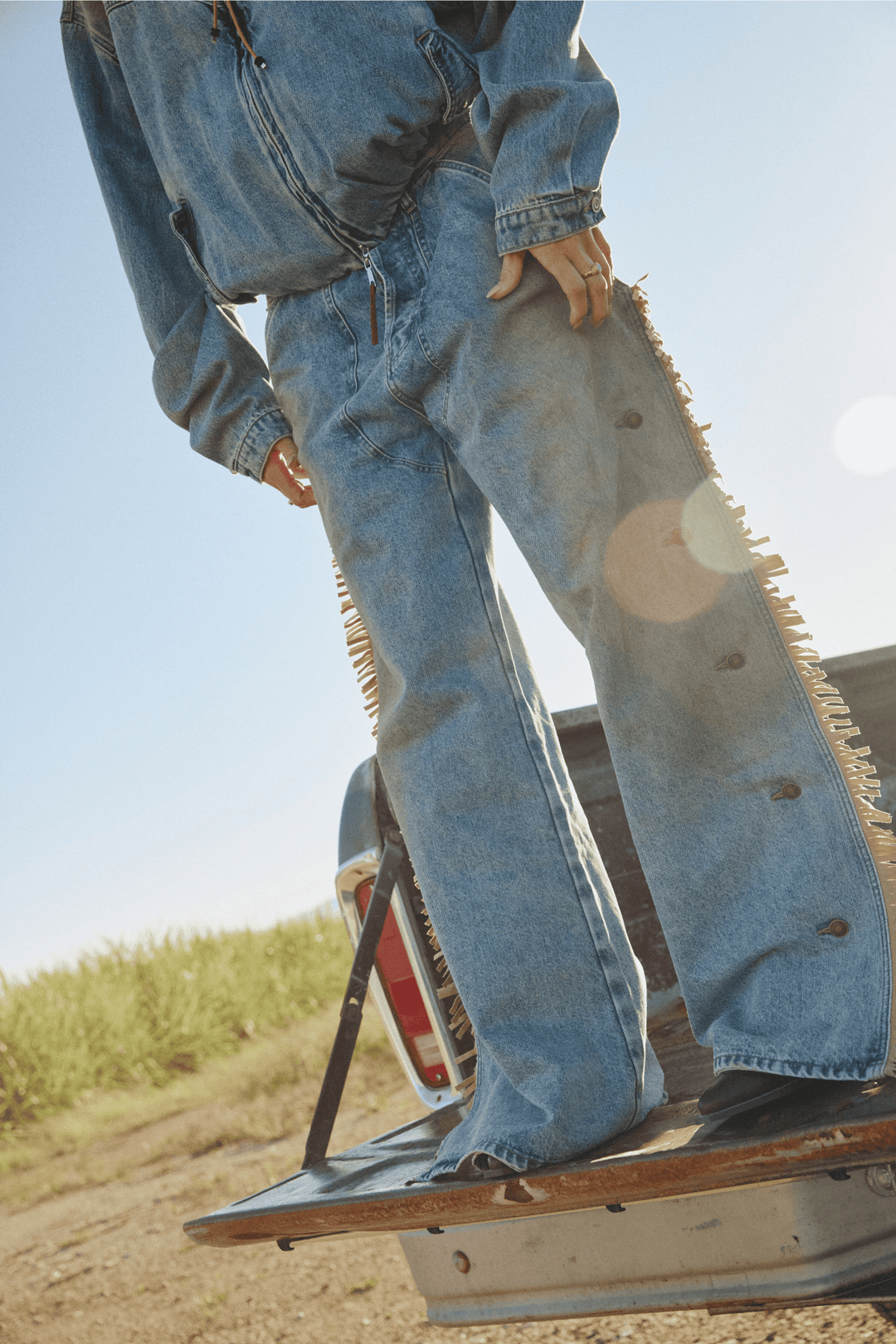 The Dirty Deeds Denim Chaps