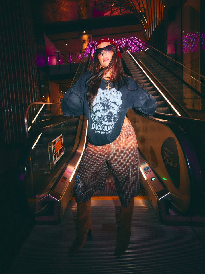 DJ Cat Tee - Black