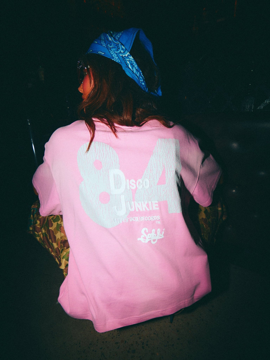 DJ Cat Tee - Pink