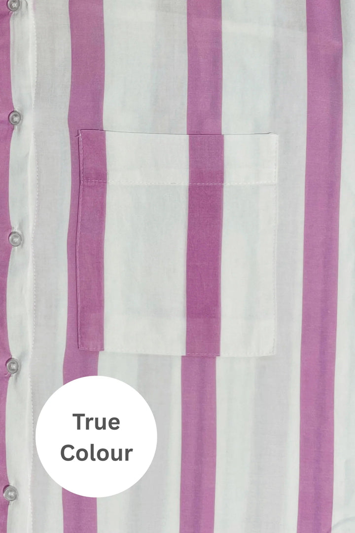 Sabbi Don Julio Shirt - Watercolor Stripe - Meadow Collectivebutton down shirt