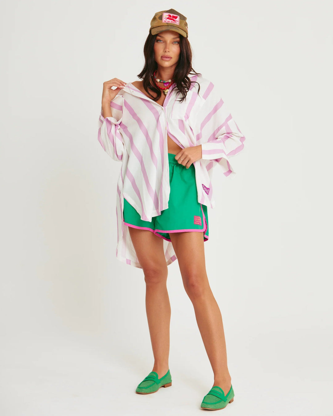 Sabbi Don Julio Shirt - Watercolor Stripe - Meadow Collectivebutton down shirt