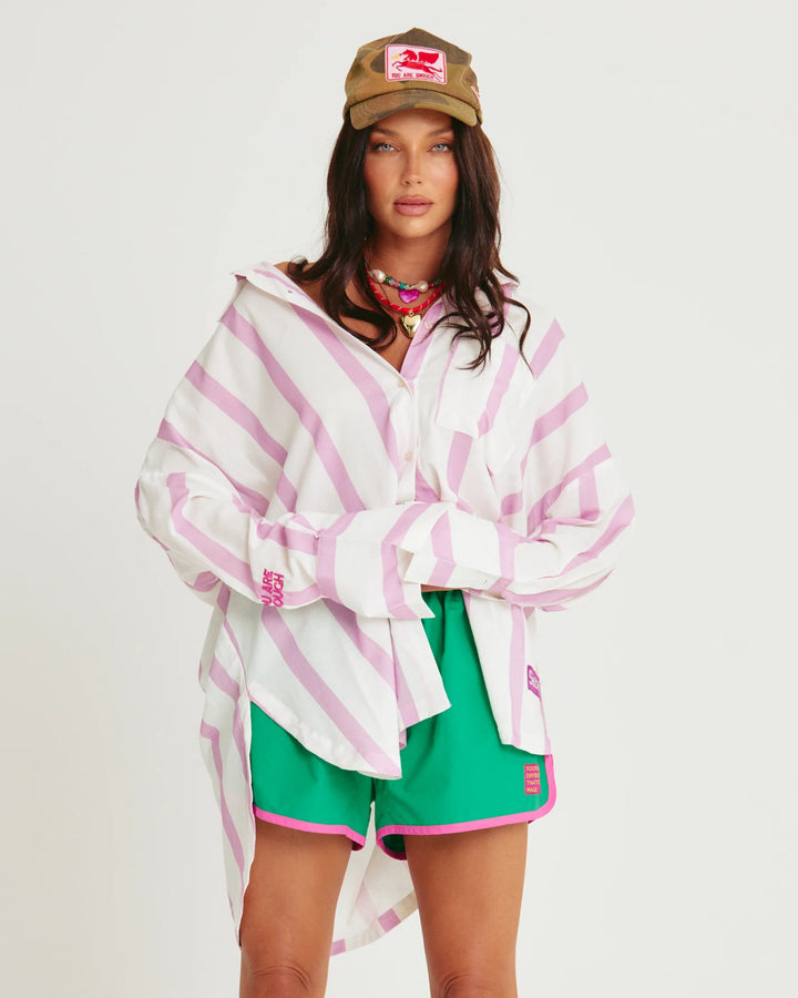 Sabbi Don Julio Shirt - Watercolor Stripe - Meadow Collectivebutton down shirt