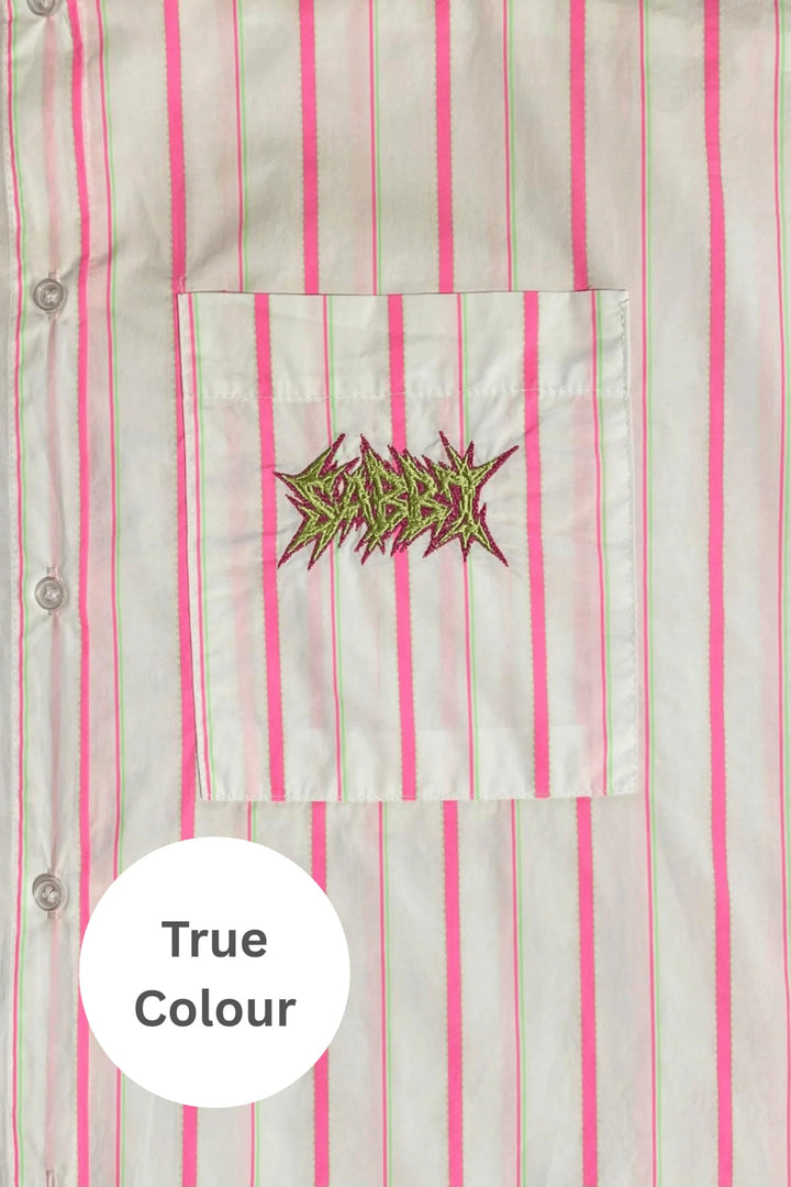 Sabbi Don Julio Shirt - You Are Enough - Pink - Meadow Collectivebutton down shirt