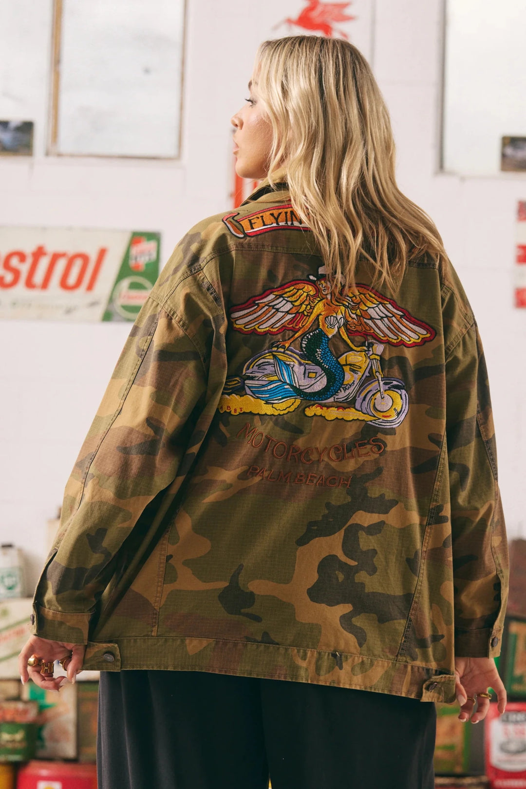 Sabbi Flying Mermaid Jacket - Camo - Meadow Collectivejacket