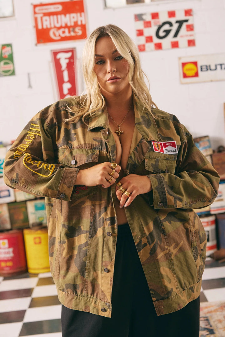 Sabbi Flying Mermaid Jacket - Camo - Meadow Collectivejacket
