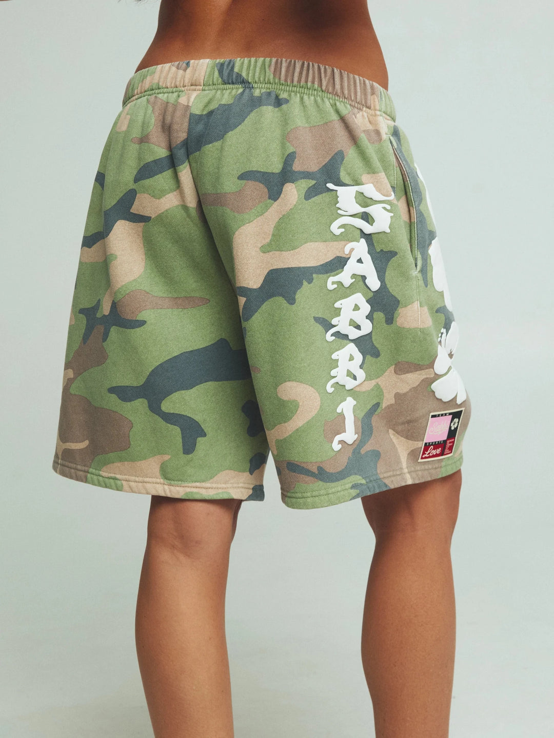 Sabbi Happy Hibiscus Shorts - Camo - Meadow CollectiveShorts