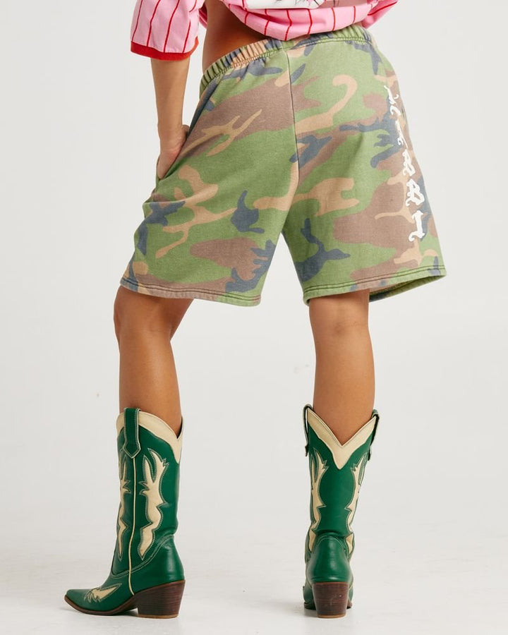 Sabbi Happy Hibiscus Shorts - Camo - Meadow CollectiveShorts