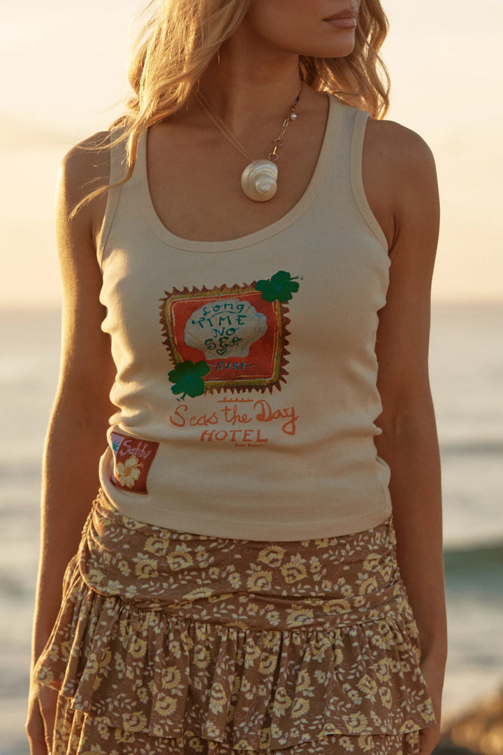 Sabbi Long Time No Sea Tank - Meadow Collectivetank top