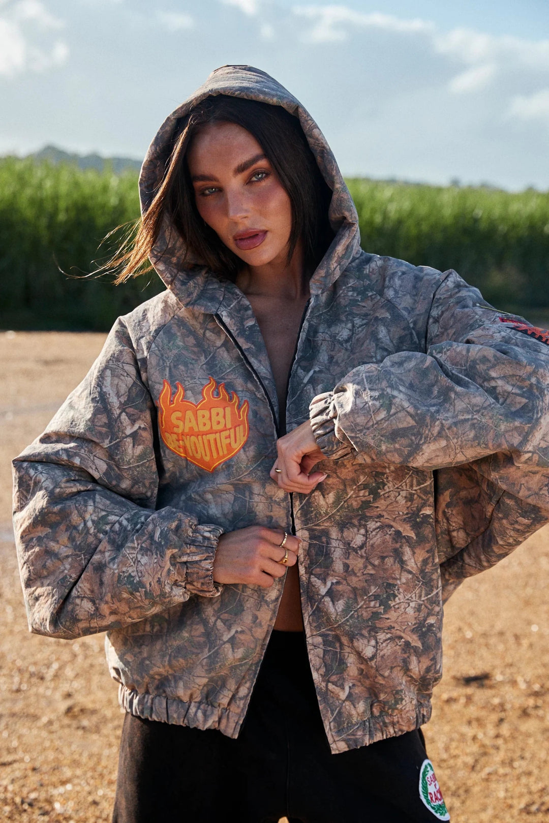 Sabbi Lucky Duck Bomber Jacket - Tree Camo - Meadow Collectivebomber jacket