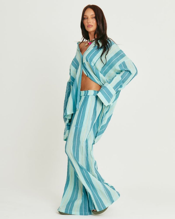 Sabbi Mexicola Pant - Pop Stripe Blue - Meadow CollectivePants