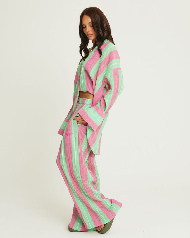 Sabbi Mexicola Pant - Pop Stripe Green - Meadow CollectivePants