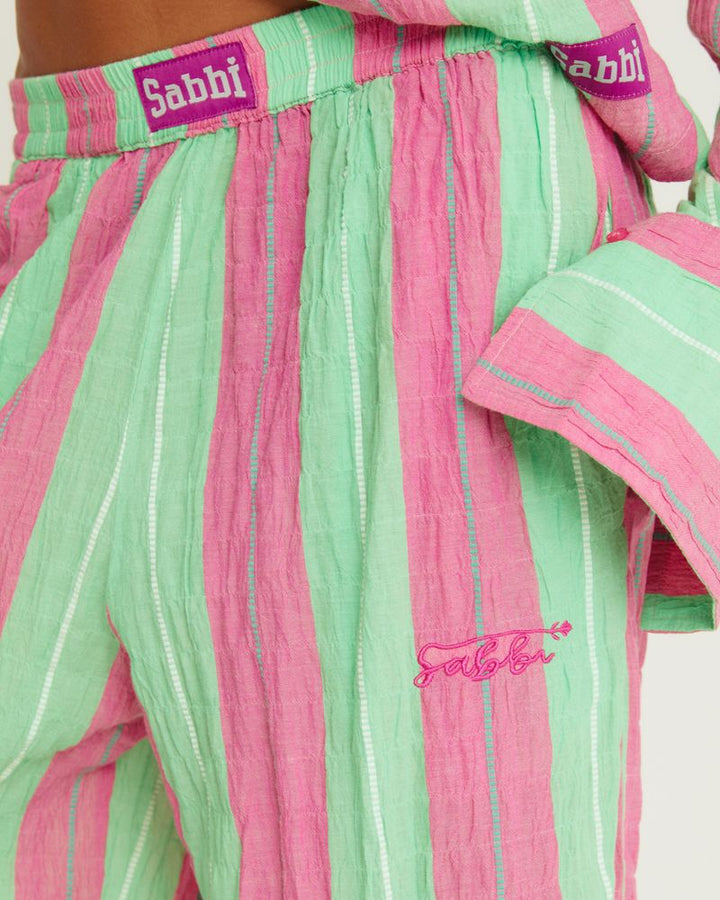 Sabbi Mexicola Pant - Pop Stripe Green - Meadow CollectivePants