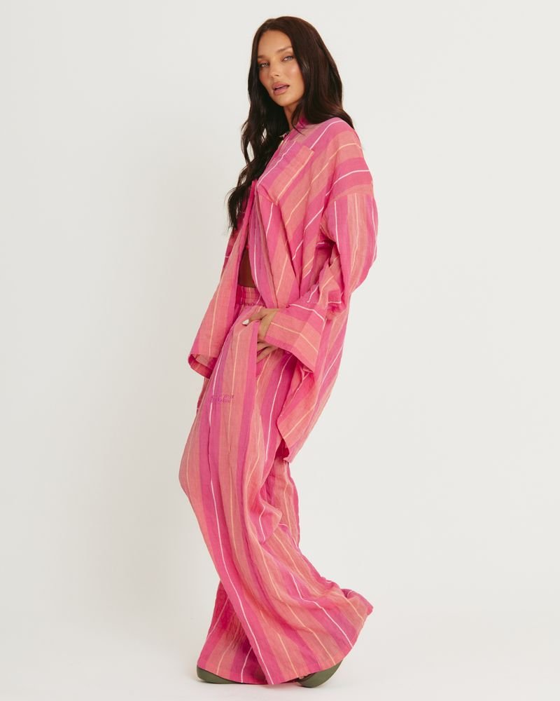 Sabbi Mexicola Pant - Pop Stripe Peach - Meadow CollectivePants