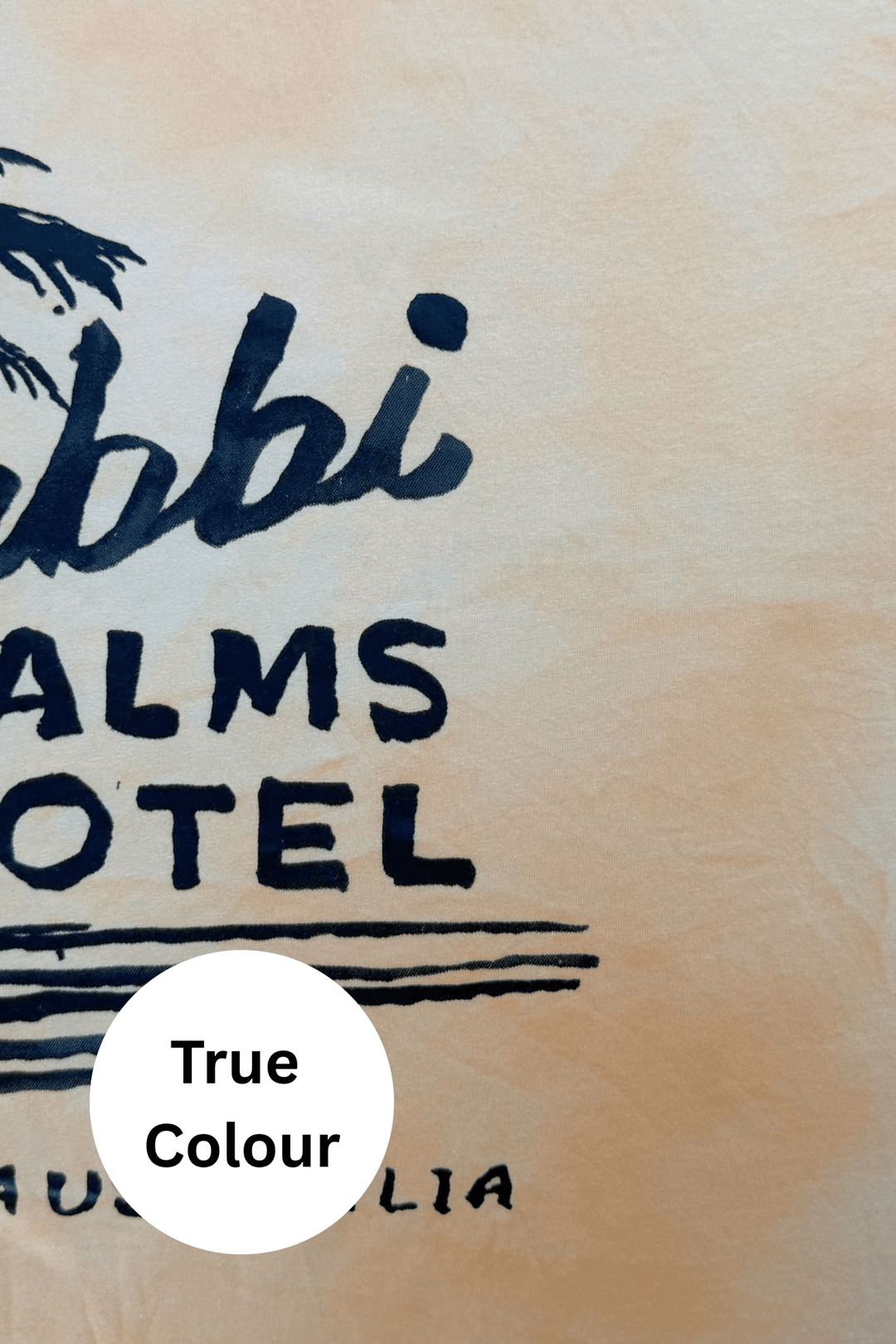 The Palms Hotel Long Sleeve Tee - Pastel Peach