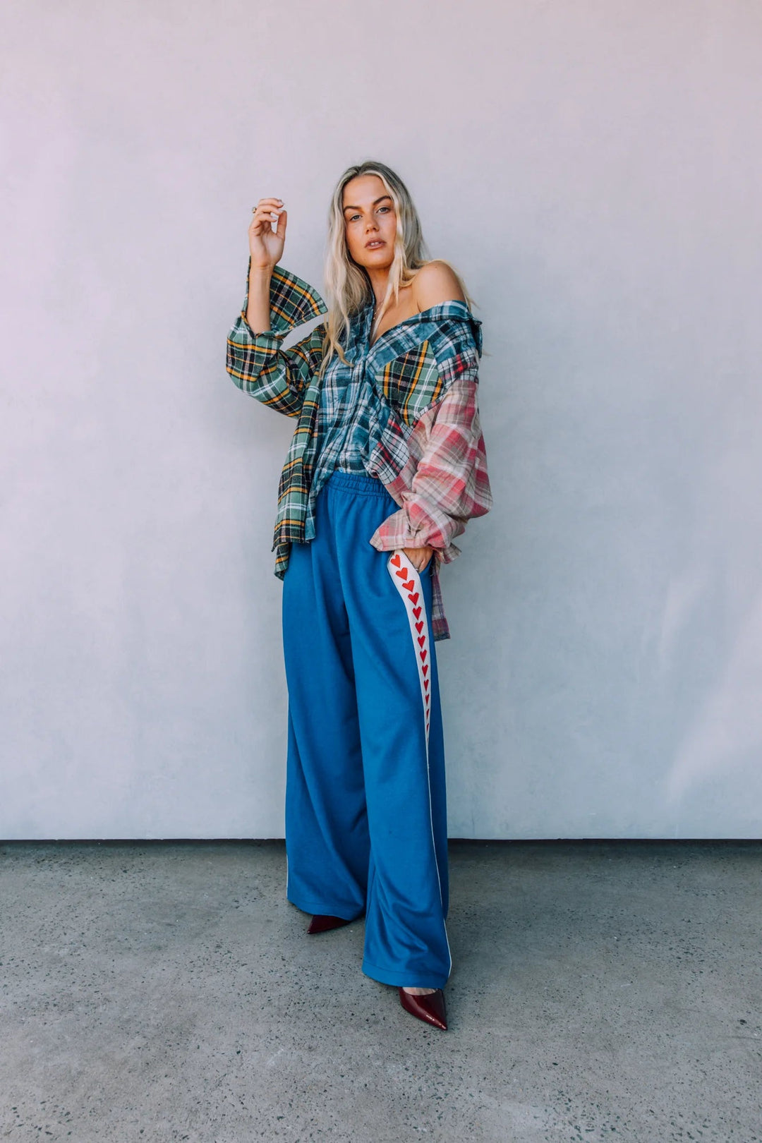 Sabbi Raving Hearts Pants - Blue - Meadow CollectivePants