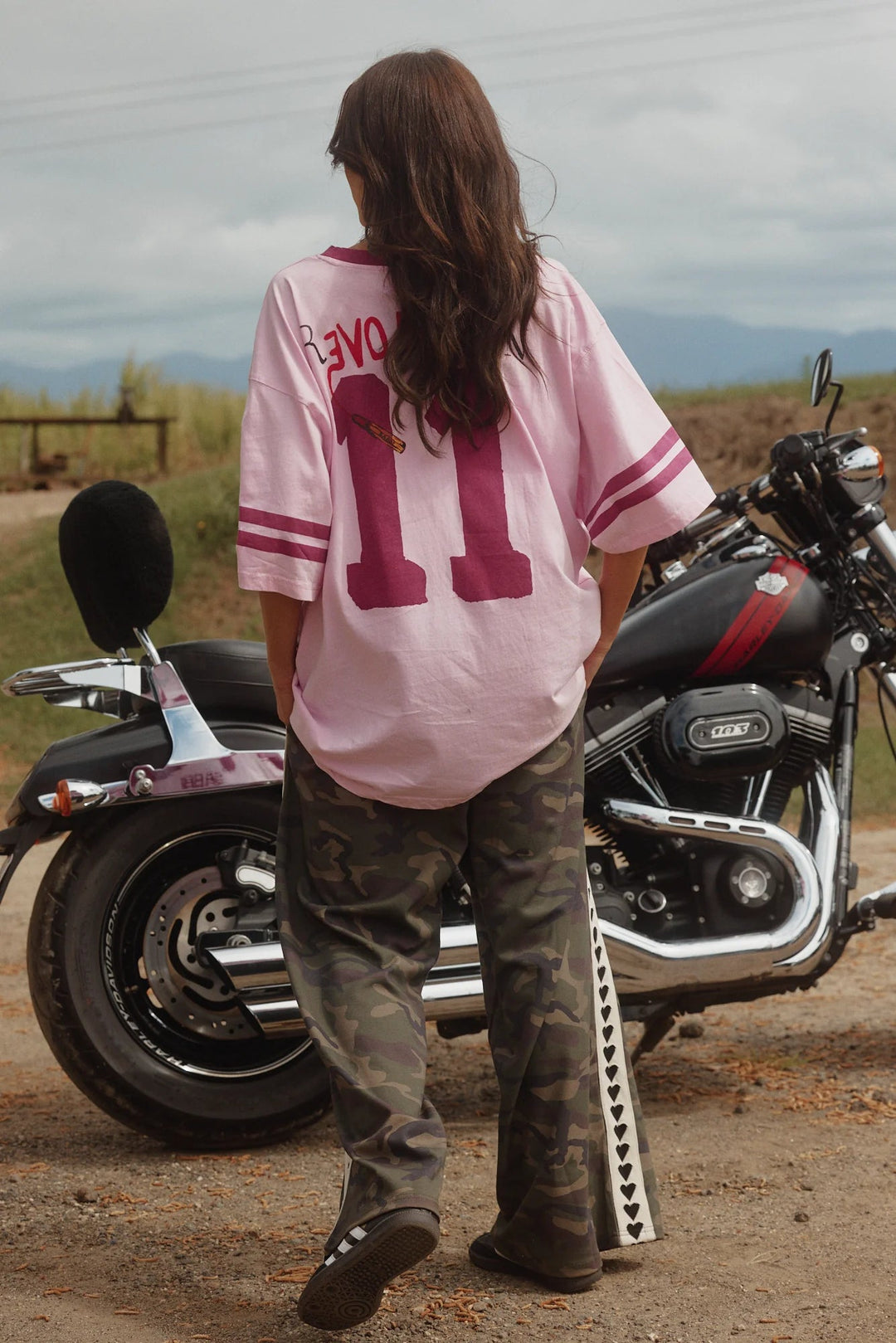 Sabbi Raving Hearts Pants - Camo - Meadow Collectivetrack pants