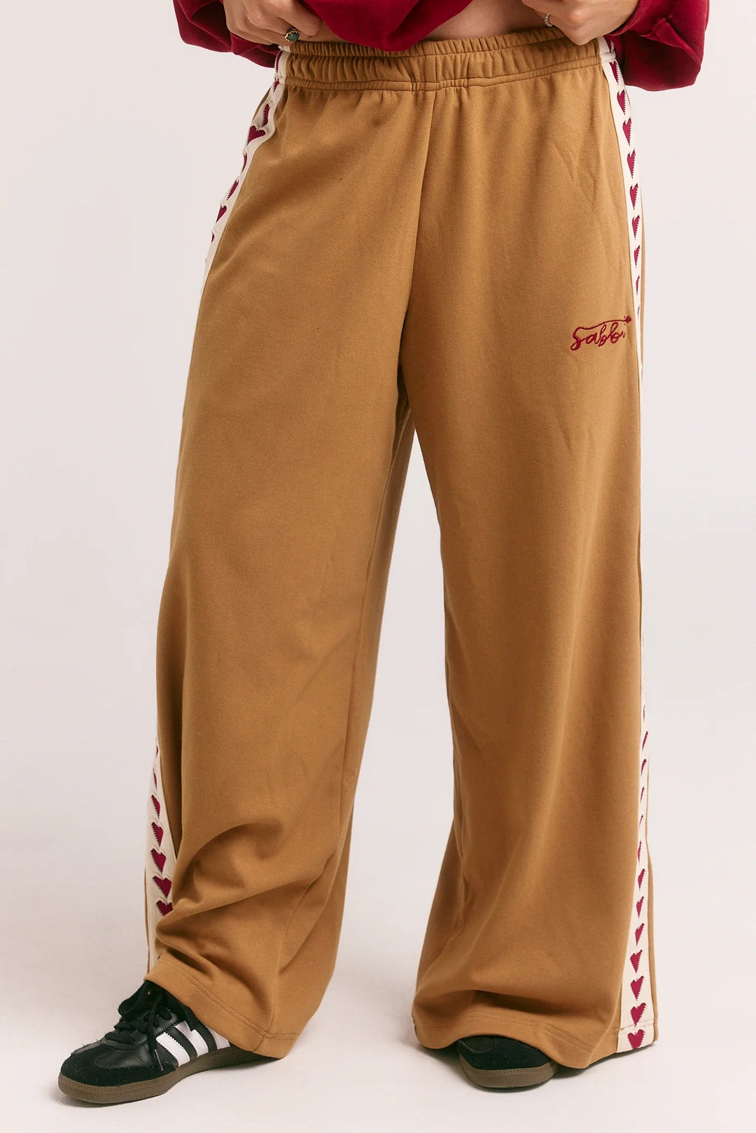 Sabbi Raving Hearts Pants - Caramel - Meadow Collectivesweatpants