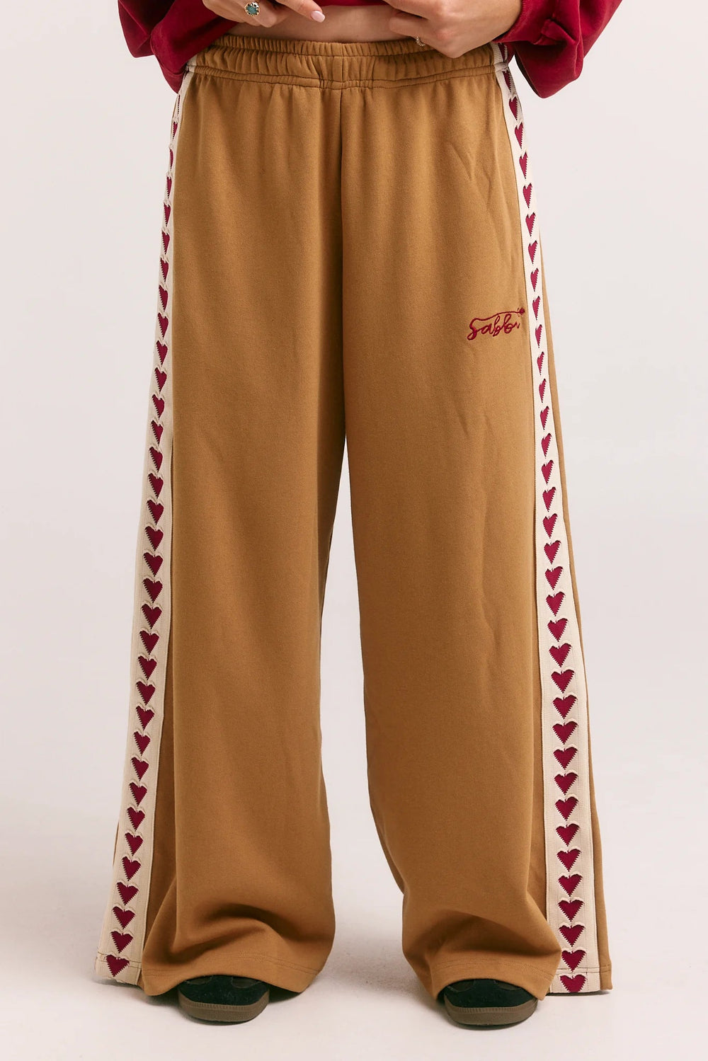 Sabbi Raving Hearts Pants - Caramel - Meadow Collectivesweatpants