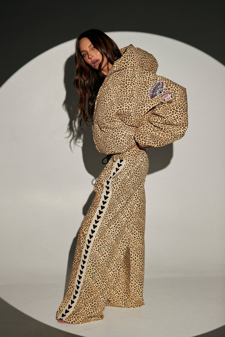 Sabbi Raving Hearts Pants - Drill Leopard - Meadow CollectivePants