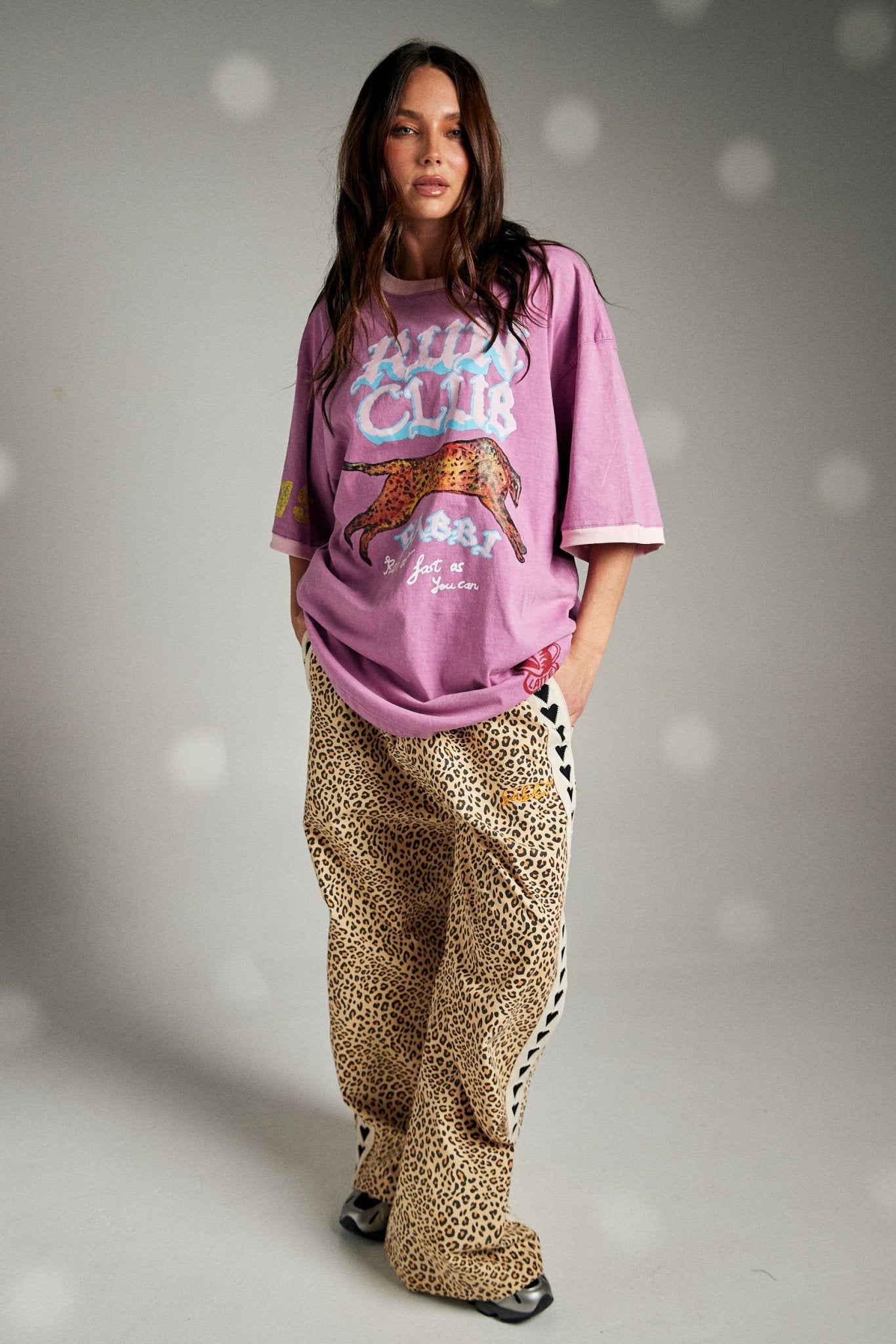 Sabbi Raving Hearts Drill Pants - Leopard – Meadow Collective