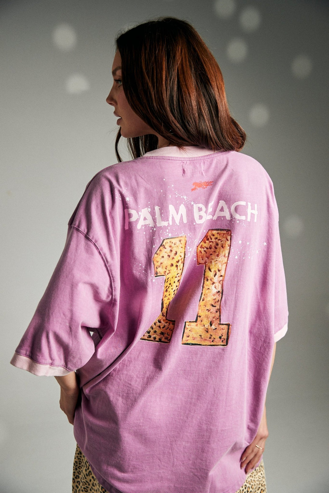 Sabbi Run Club Tee - Pink - Meadow Collectiveoversized tee