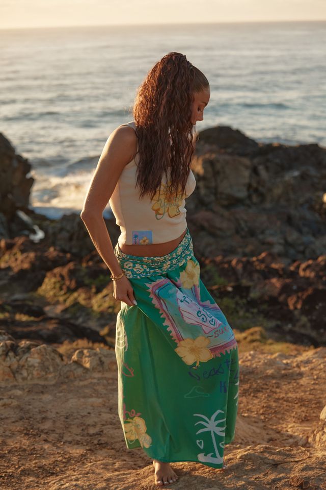 Sabbi Seas The Day Maxi Skirt - Green - Meadow CollectiveMaxi Skirt
