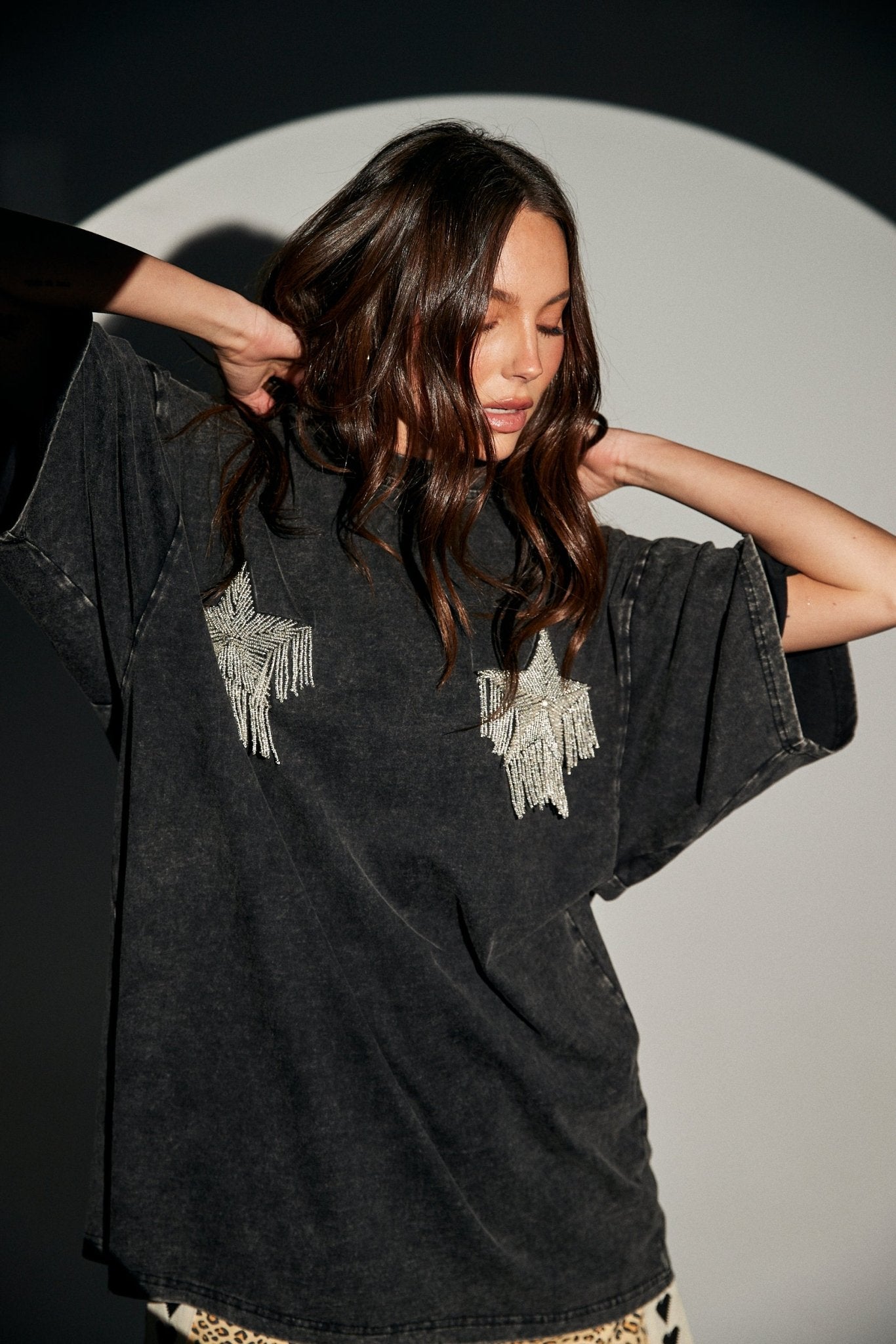 Sabbi Sparkle Titty Tee - Black – Meadow Collective