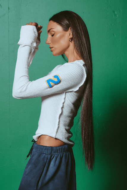 Sabbi Ten on Repeat Top Off White - Meadow Collectivelong sleeve tee