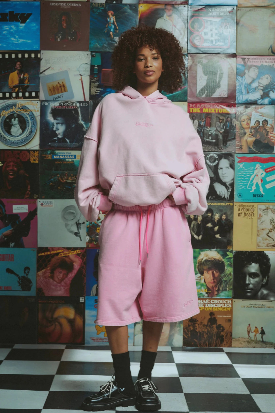 Sabbi the Basic Hoodie- Pink - Meadow Collectivehoodie