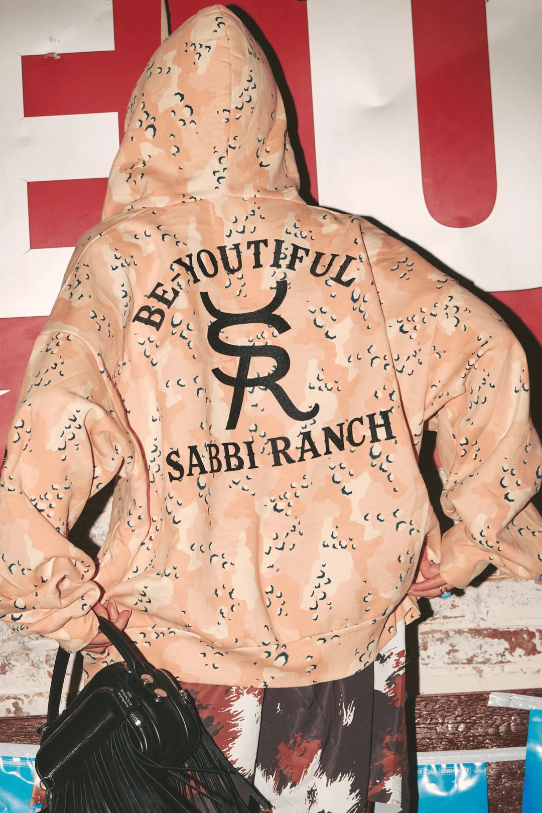 Sabbi The Be - Youtiful Ranch Zip Up Hoodie - Pink Camo - Meadow Collectivepuffer jacket
