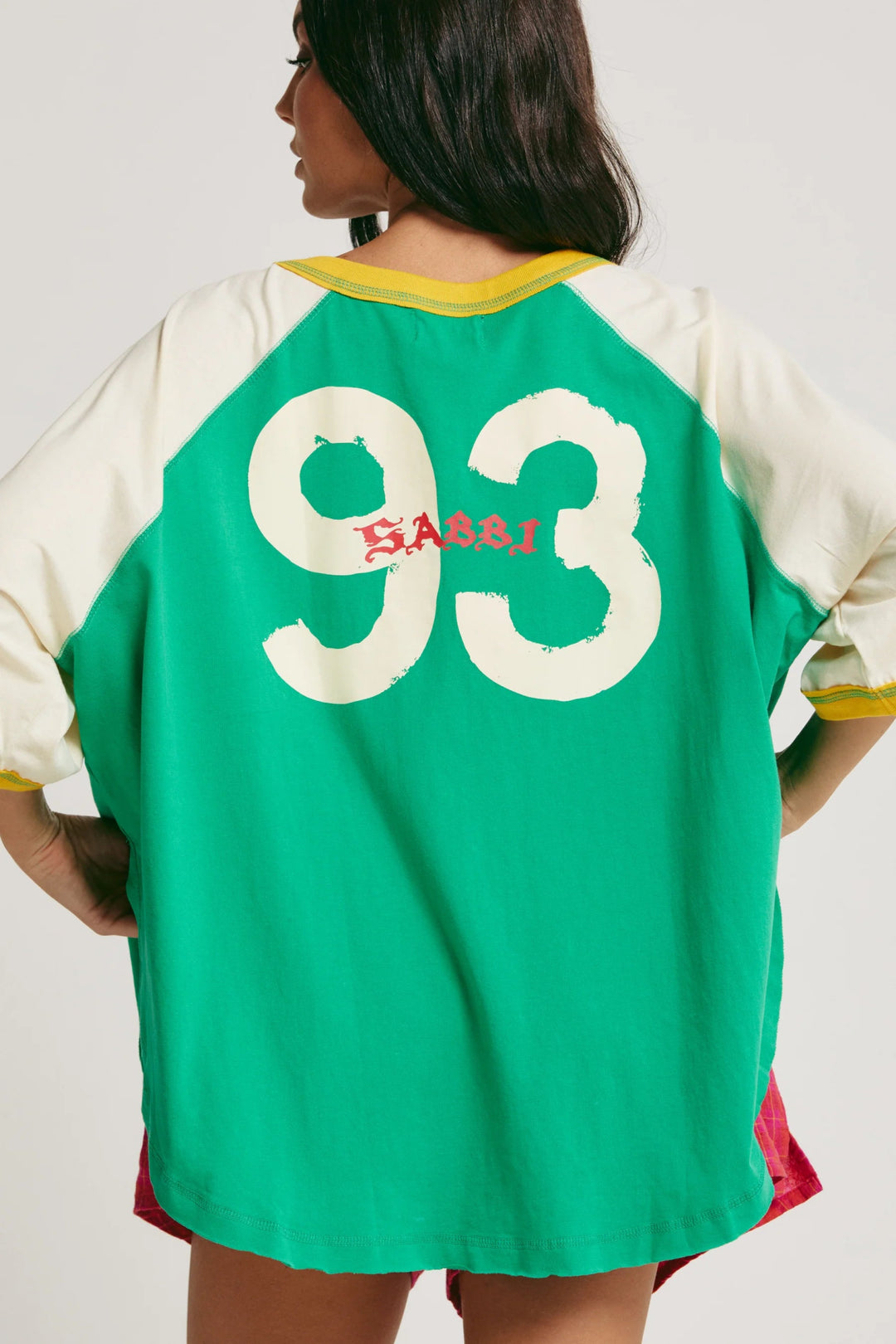 Sabbi - The Dance Raglan Tee - Green - Meadow Collectiveraglan tee