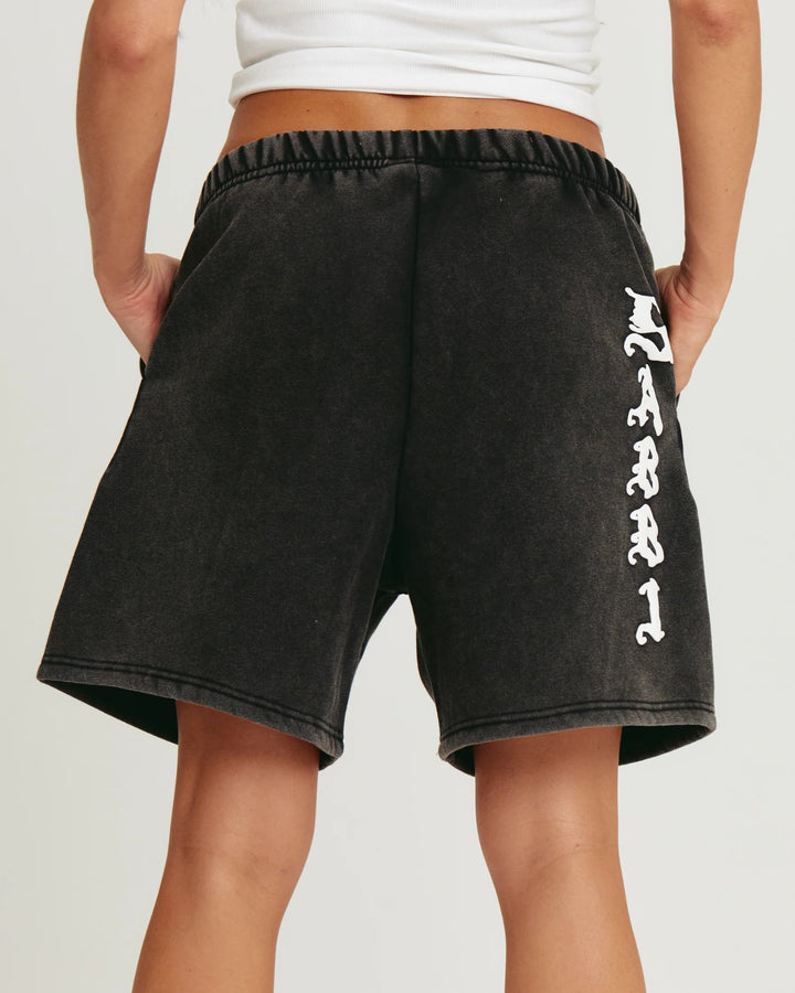 Sabbi The Happy Hibiscus Shorts - Black - Meadow CollectiveShorts