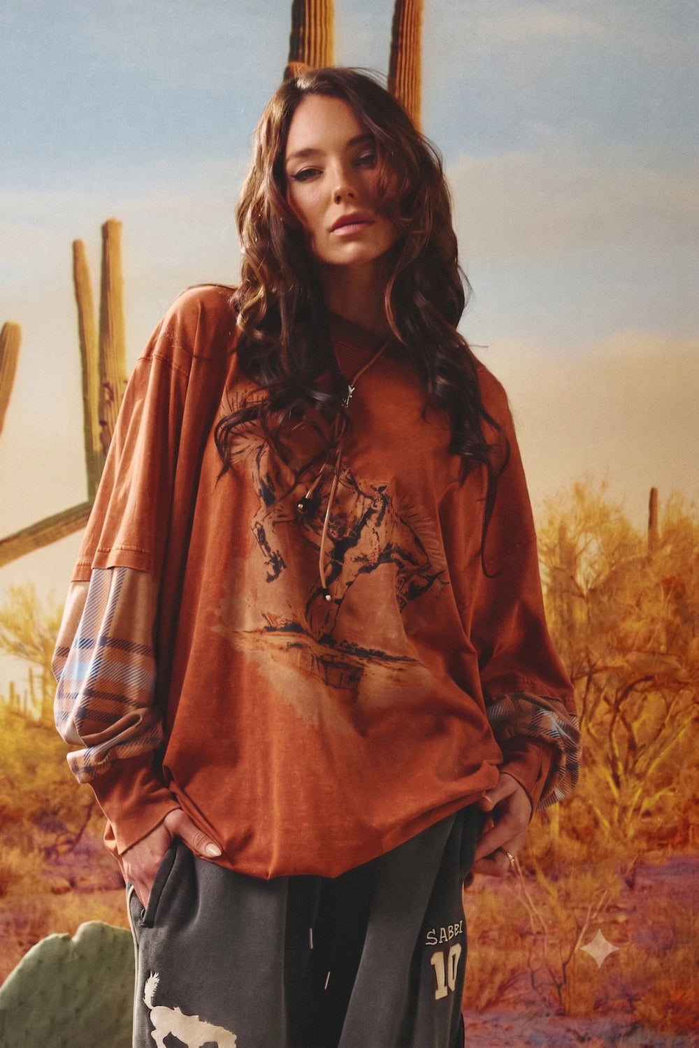 Sabbi The Rodeo Romeo Long Sleeve Tee - Meadow Collectivelong sleeve tee