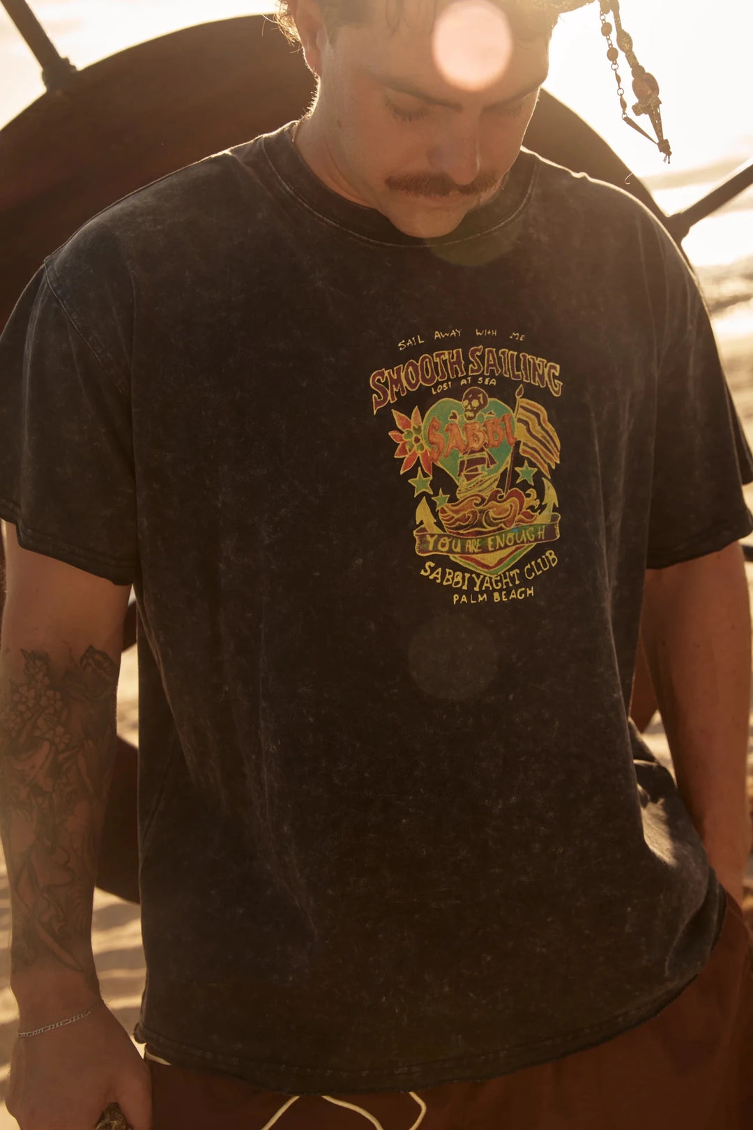 Sabbi The Smooth Sailing Slim Fit Tee - Meadow Collectivet shirt