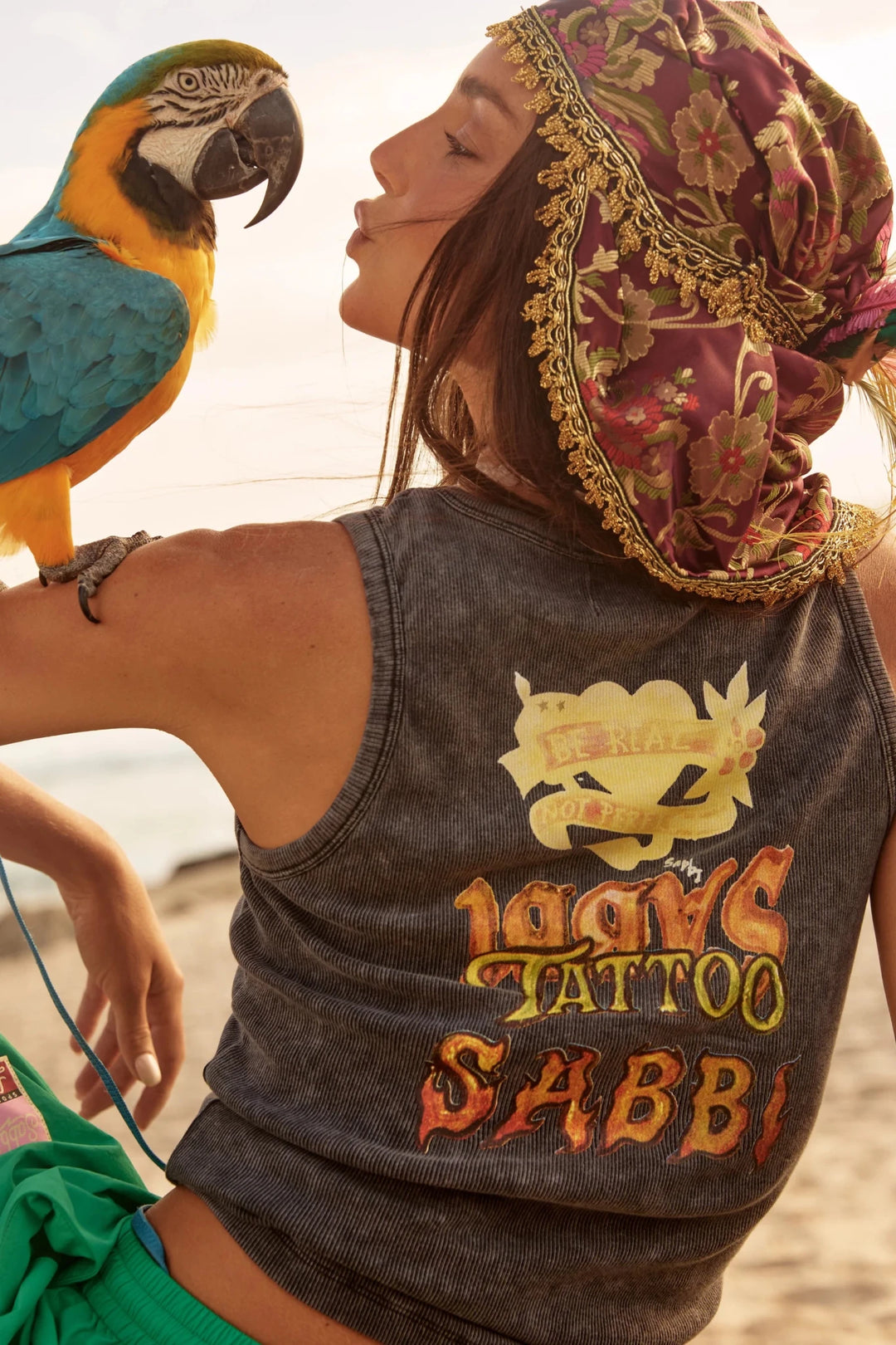 Sabbi The Smooth Sailing Tank - Charcoal - Meadow Collectivetank top
