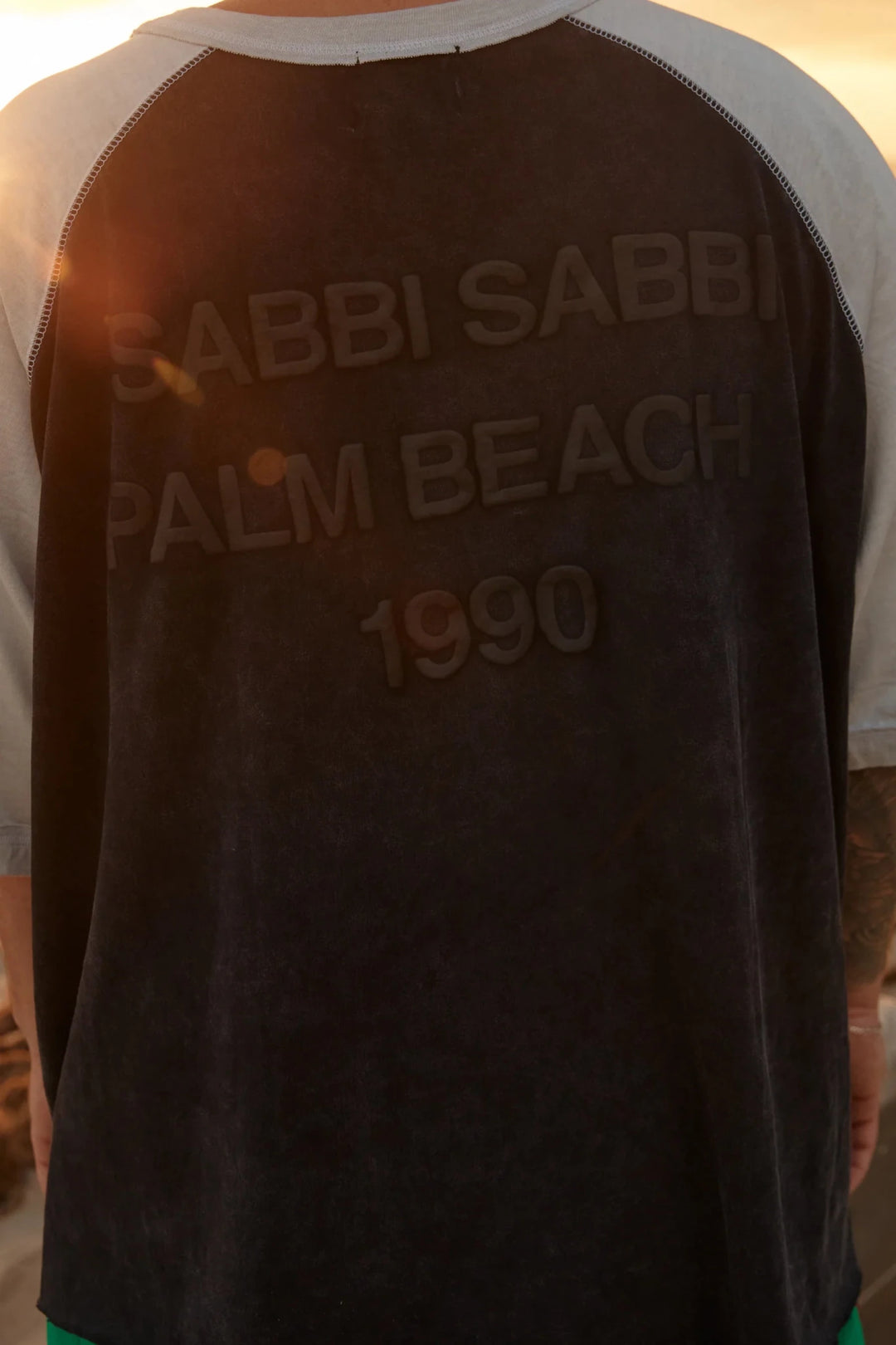 Sabbi The Stay Wild Raglan Tee - Black - Meadow Collectivet shirt