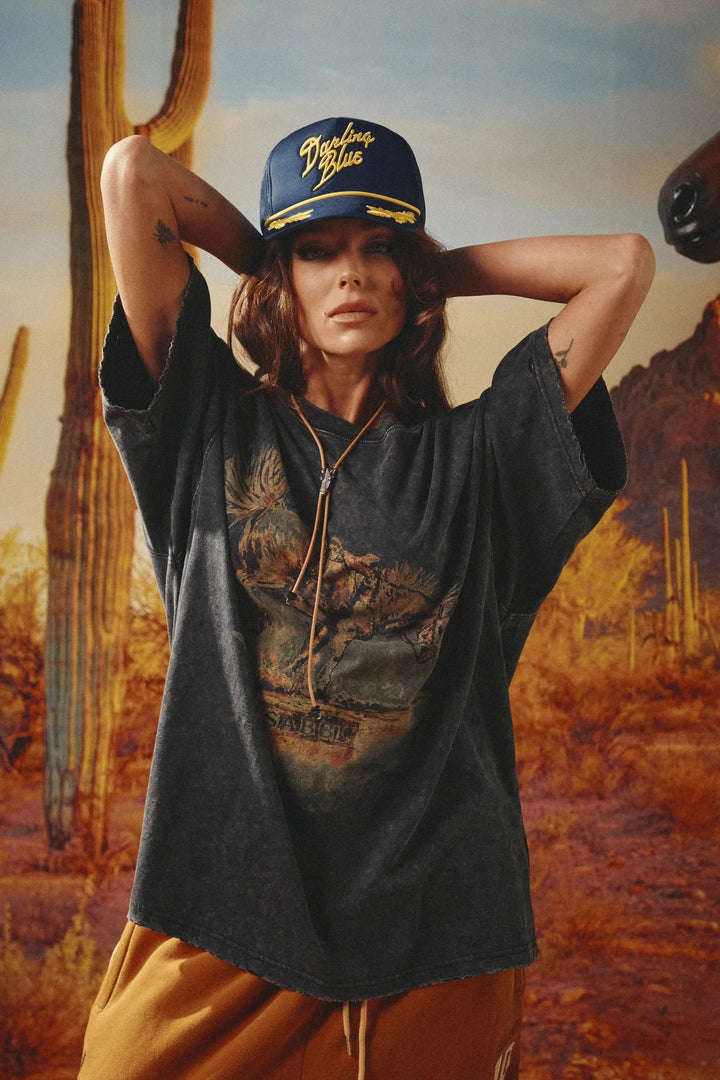 Sabbi The Very Oversized Buck Yeah Tee - Meadow Collectivegraphic tee