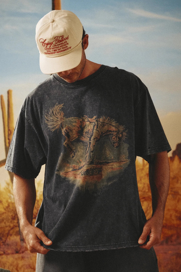 Sabbi The Very Oversized Buck Yeah Tee - Meadow Collectivegraphic tee