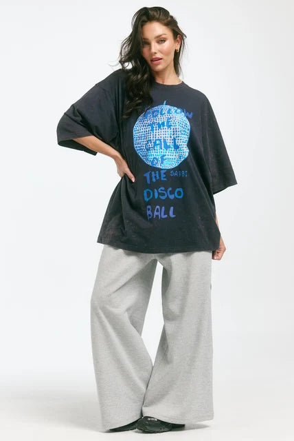 Sabbi The Very Oversized Disco Ball - Charcoal - Meadow Collectiveoversized tee