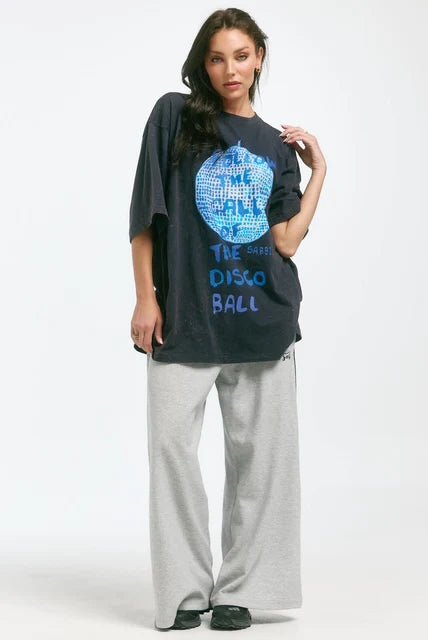 Sabbi The Very Oversized Disco Ball - Charcoal - Meadow Collectiveoversized tee