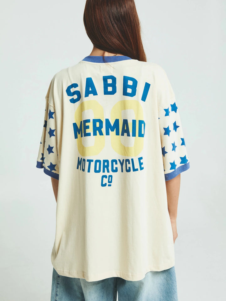 Sabbi The Very Oversized Dream Big Brenda Tee - Cream - Meadow Collectivet shirt