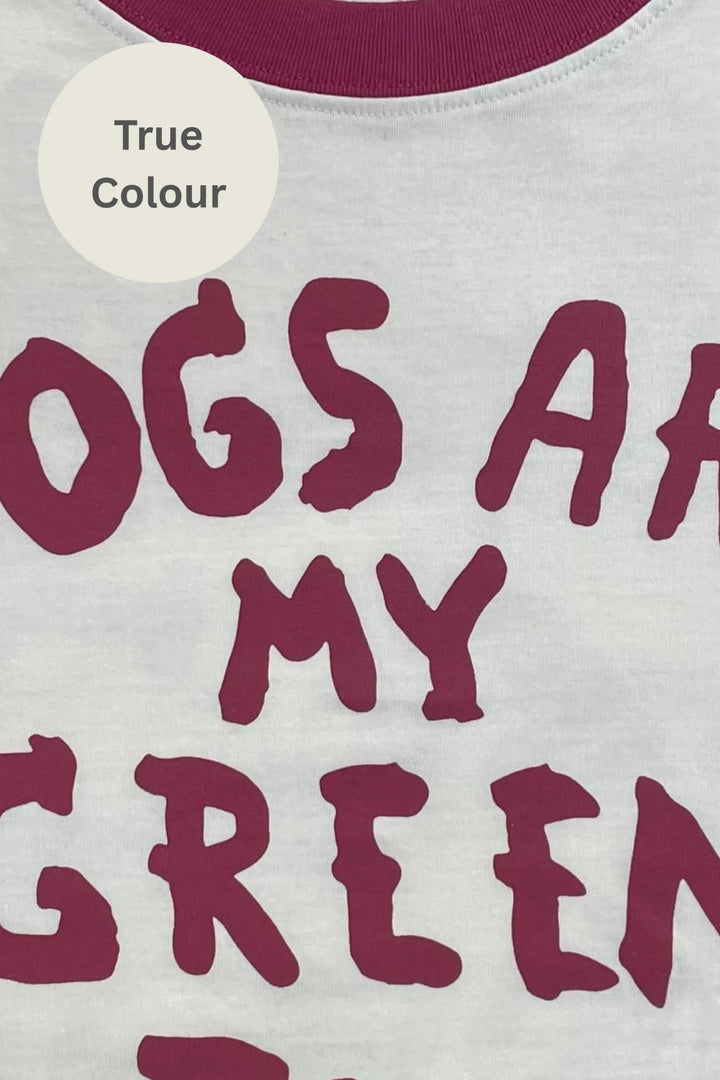 Sabbi - The Very Oversized Green Flag Tee - Off White - Meadow Collectiveoversized tee